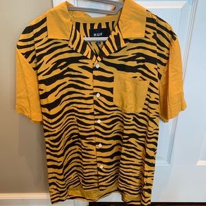 HUF WORLDWIDE button down shirt brand new with tag